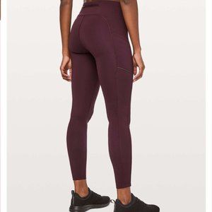 Lululemon Speed Up Tight  28" Dark Adobe sz 4